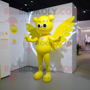 Geel Cupido mascotte...