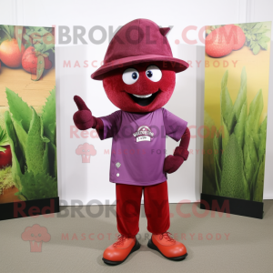 Maroon Grape mascotte...