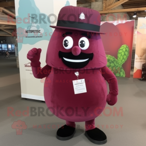 Maroon Grape mascotte...