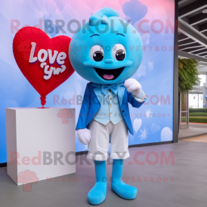 Postava maskota Sky Blue...