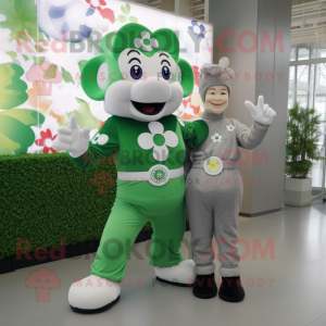 Gray Four Leaf Clover...