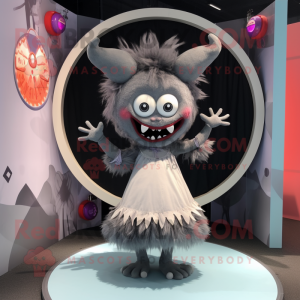 Gray Demon mascotte kostuum...