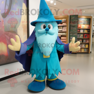 Teal Wizard mascotte...