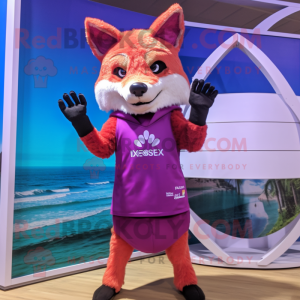 Magenta Fox mascotte...