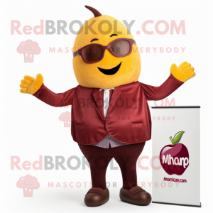 Maroon Mango mascotte...