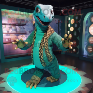 Teal Anaconda mascotte...