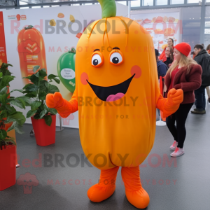 Orange Pepper mascotte...