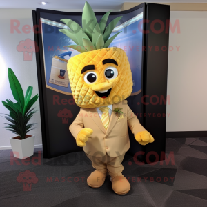 Tan Pineapple mascotte...