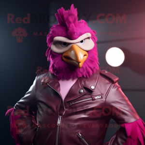 Magenta Chicken mascotte...