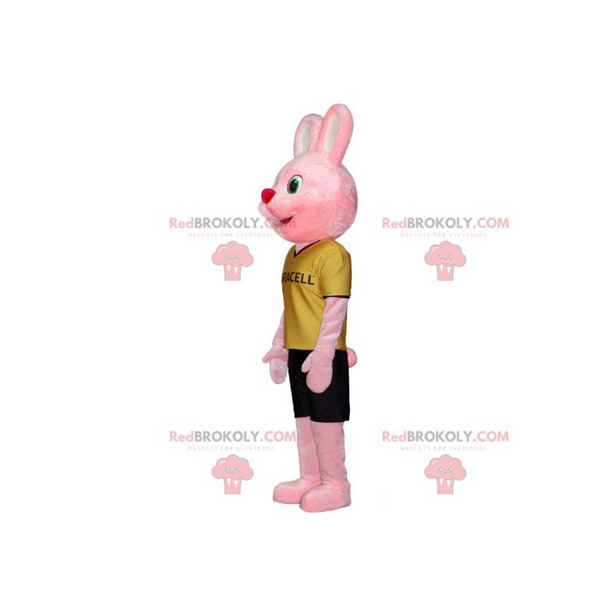 Duracell brand pink rabbit mascot - Pets animals Sizes L (175-180CM)