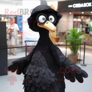 Black Dodo Bird mascotte...