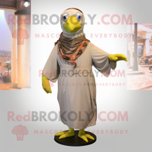 Olive Gull maskot kostume...