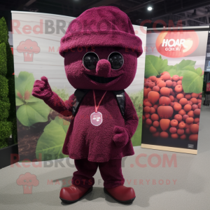 Maroon Grape mascotte...