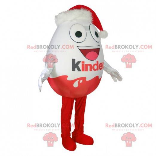 Mascotte van het beroemde chocolade-ei van het merk Kinder -