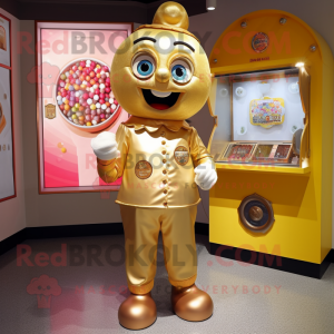 Goldene Gumball maschine...