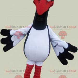 Stor fuglemaskot. Stork struts maskot - Redbrokoly.com