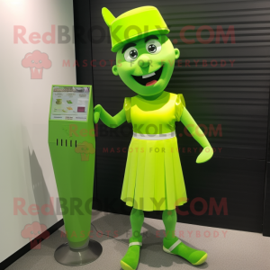 Personagem de mascote Lime...