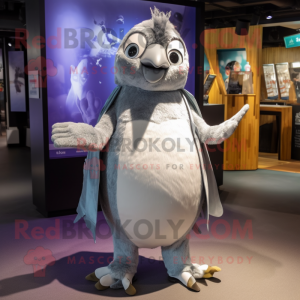 Silver Penguin mascotte...