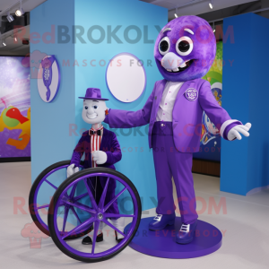 Lilla Unicyclist maskot...