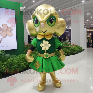 Personagem de mascote Gold...