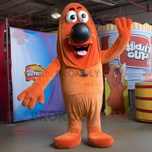 Rust Hot Dogs mascotte...