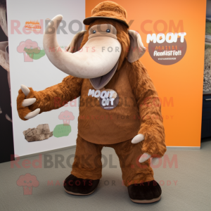 Rust Mammoth maskot drakt...