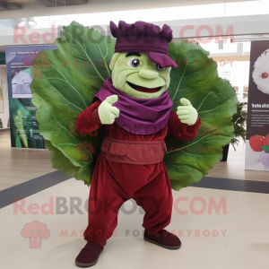 Maroon Cabbage Leaf...