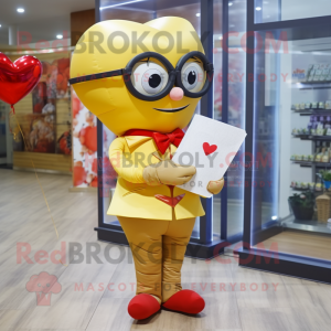 Postava maskota Gold Love...