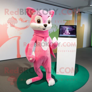 Pink Marter mascotte...