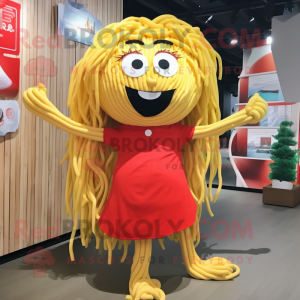  Spaghetti maskot kostym...