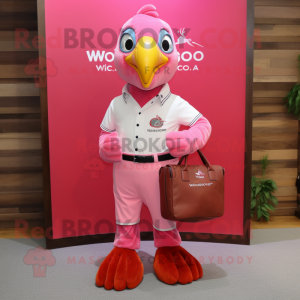 Pink Woodpecker mascotte...