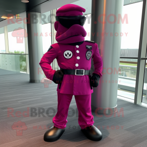 Magenta Marine Recon maskot...