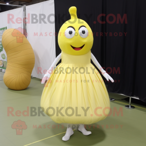 Citrongul lök maskot kostym...