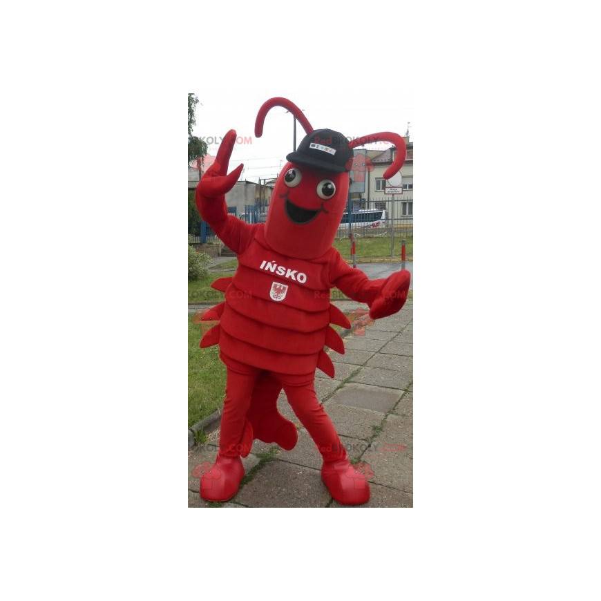 Mascotte de homard. Mascotte d'écrevisse géante - Redbrokoly.com