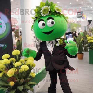 Green Bouquet Of Flowers...