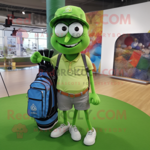 Olive Golf Bag maskot...