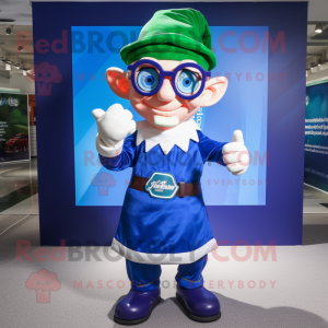 Blue Leprechaun mascotte...