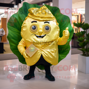 Gold Cabbage Leaf mascotte...
