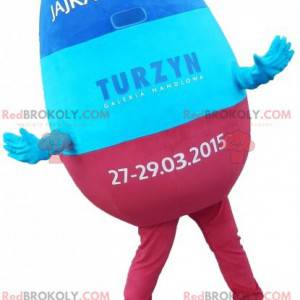 Mascot giant tricolor egg. Giant easter egg - Redbrokoly.com
