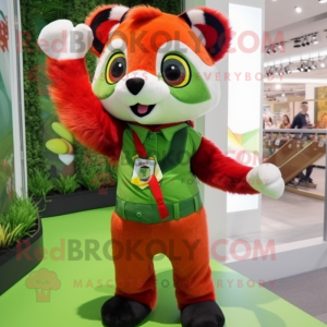 Lime Green Red Panda...