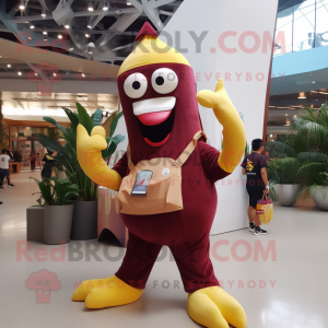 Postava maskota Maroon...