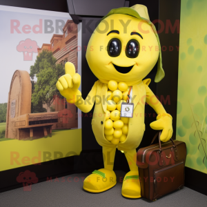 Yellow Grape mascotte...