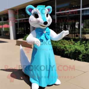 Cyan Weasel mascotte...