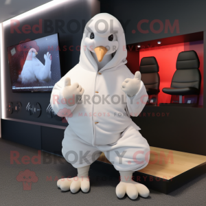 White Pigeon maskot kostume...