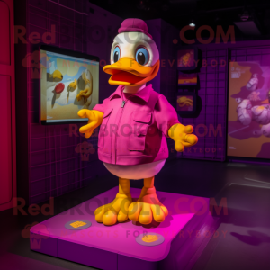 Magenta Duck mascotte...