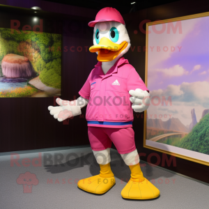 Magenta Duck mascotte...