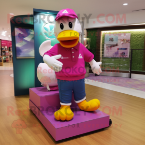 Magenta Duck mascotte...