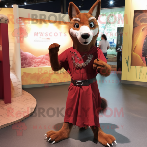 Maroon Dingo mascotte...