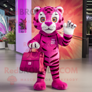 Magenta Tiger mascotte...