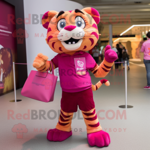 Magenta Tiger mascotte...